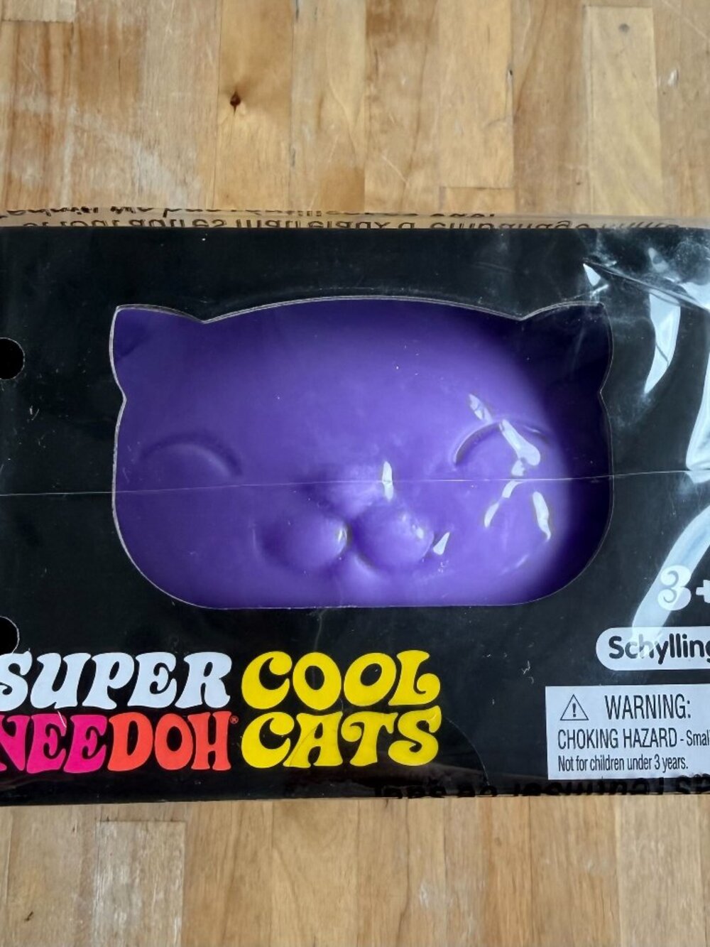 Needoh SUPER Cool Cats 4.5" Purple